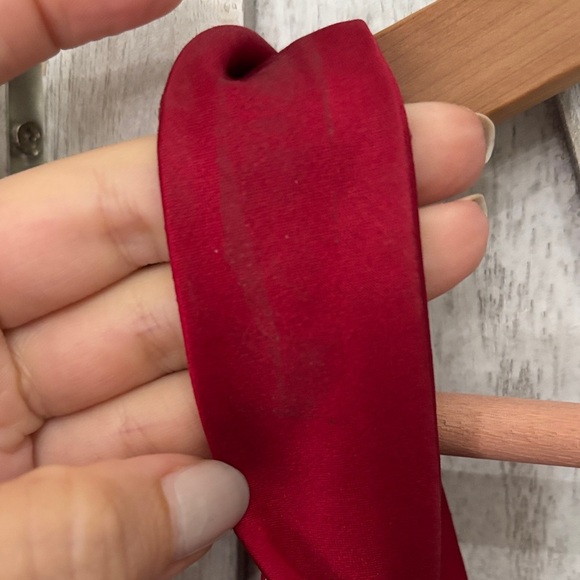 David's Bridal Rich Red Gown - Picture 11 of 13